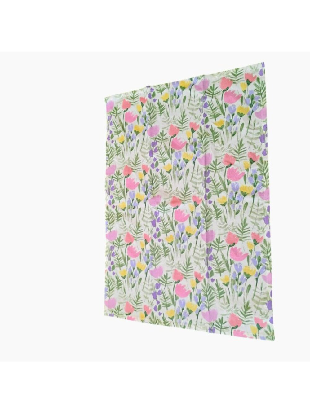 Nicole Miller Floral Cotton Tea Towel 20"x28" Multicolor Botanical Cottagecore - Picture 7 of 8